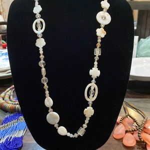 Beautiful Mother of pearl beaded necklace